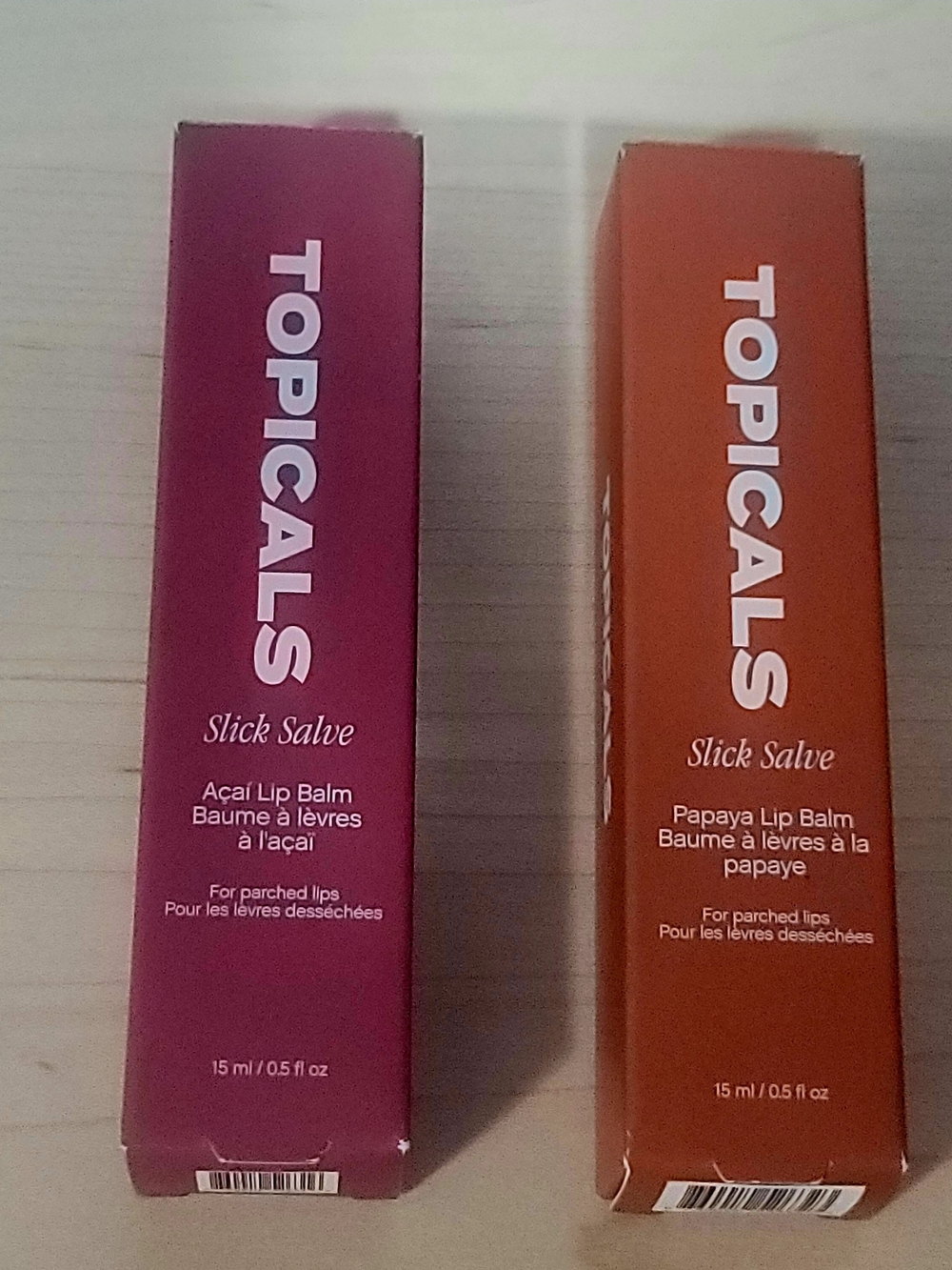 TopicSlick Salve Lip Bundle Acai & Papaya